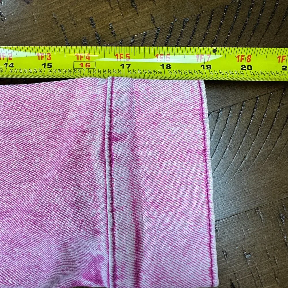 Celebrity Pink Women's Button Up Jeans Shirt Collared Long Sleeves Size M - Picture 12 of 16